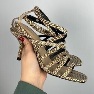Botkier Lorain Desert Snake strappy heel size 8.5 New in Box
